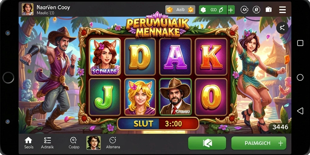 Tampilan menarik dari gameplay Slot 3446 yang seru.