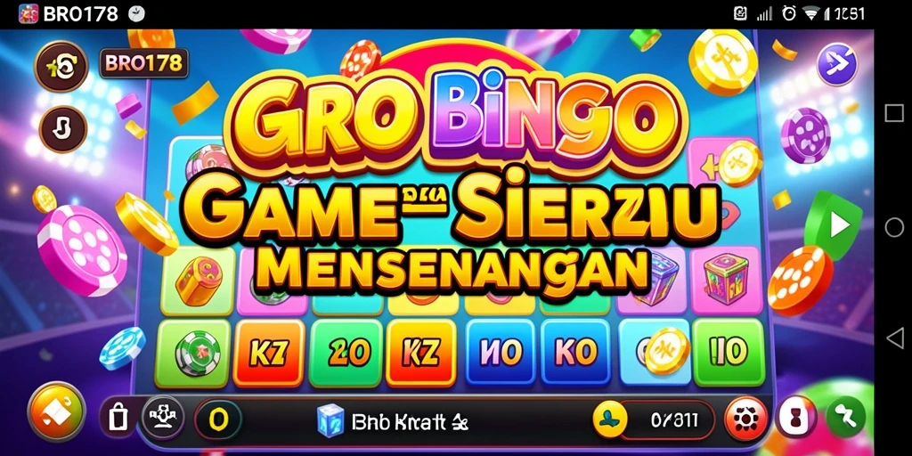 Tampilan gameplay menarik dalam permainan Bingo.