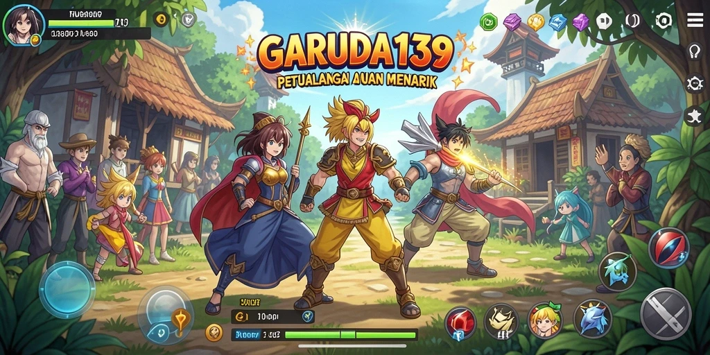 Tampilan gameplay GARUDA138 yang menarik dan penuh warna.