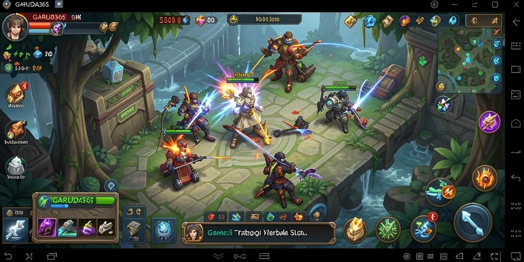 Tampilan gameplay menarik dari GARUDA365 dalam dunia SLG.