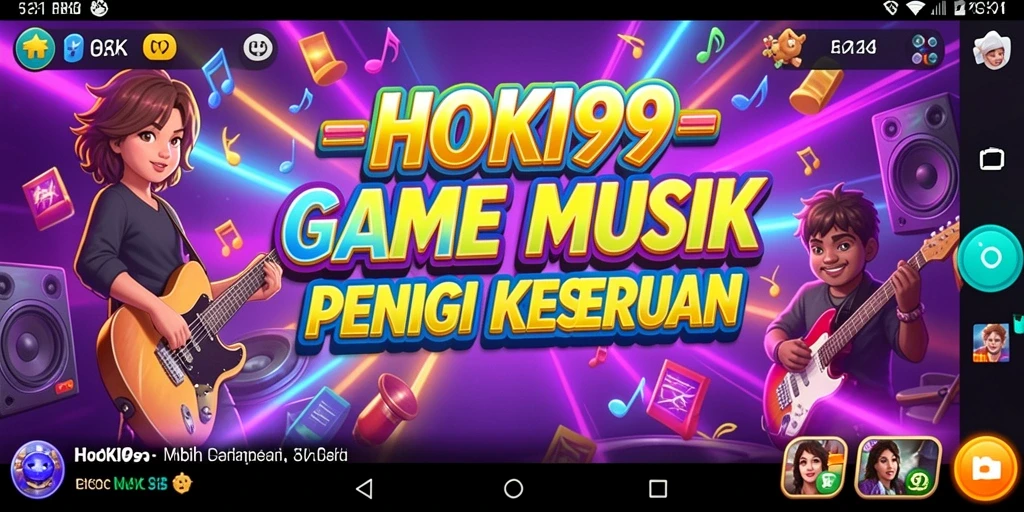 Tampilan gameplay HOKI99 yang penuh warna dan interaktif.