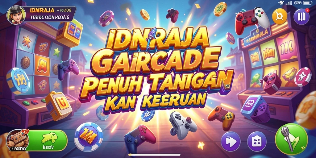 Screenshot gameplay IDNRAJA dengan aksi seru di dalamnya.