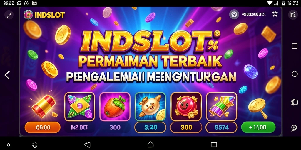 Screenshot INDSLOT menampilkan gameplay slot yang seru dan mengasyikkan.