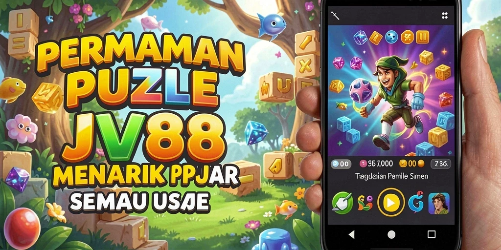 Screenshot gameplay JV88 menampilkan tantangan puzzle yang menarik.
