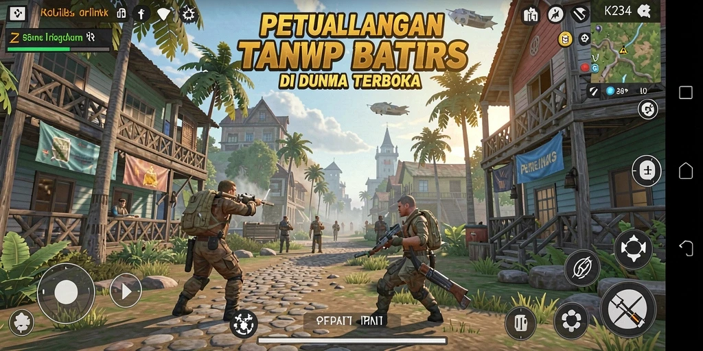 Screenshot gameplay <strong>K234</strong> yang menampilkan dunia terbuka dan petualangan mendebarkan.