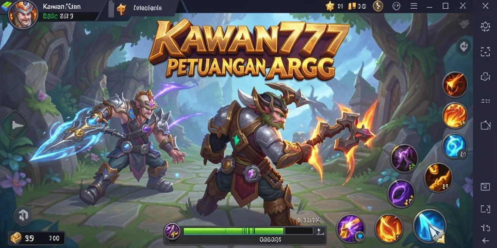 Screenshot KAWAN777 menampilkan pertempuran seru dalam dunia ARPG.