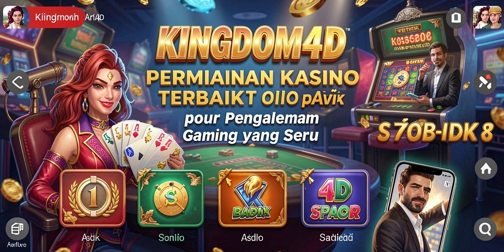 Tampilan menarik dari gameplay Kasino KINGDOM4D yang seru.