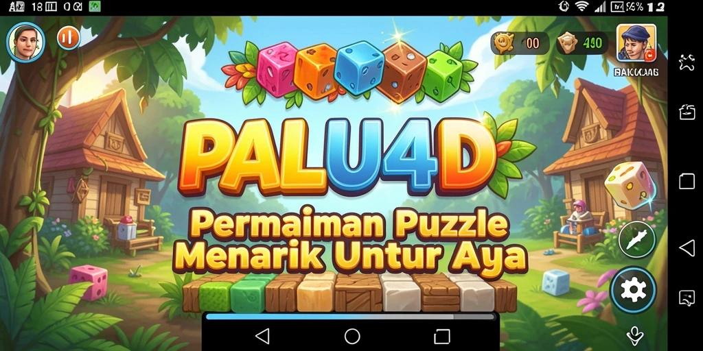 Tampilan gameplay menantang dalam PALU4D dengan teka-teki menarik.