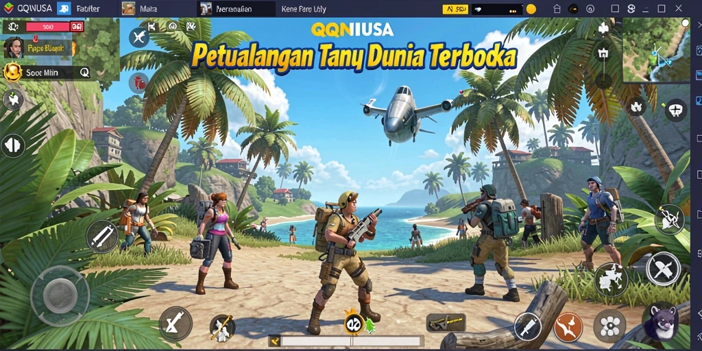 Gameplay Open World QQNUSA dengan eksplorasi yang mendalam.