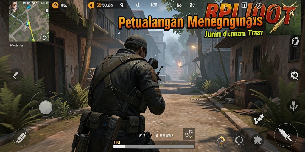 Screenshot gameplay RPLOOT menampilkan aksi seru dan intens.