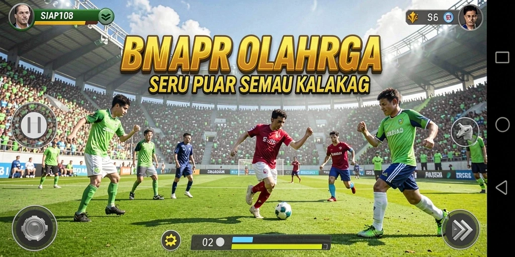 Tampilan utama gameplay <strong>SIAP108</strong> dengan aksi olahraga yang dinamis.