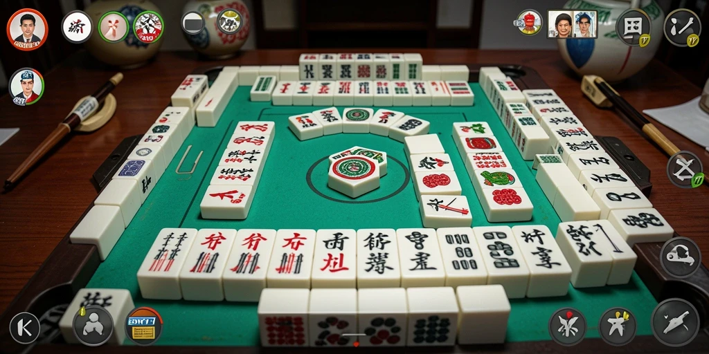 Gameplay seru Mahjong dengan desain tile yang menarik.