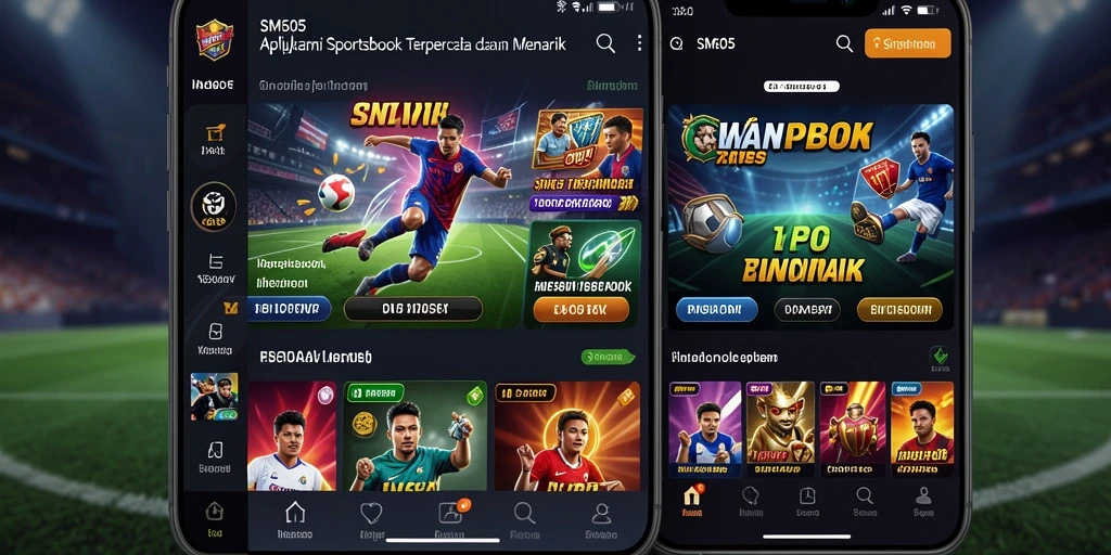 Tampilan gameplay menarik dari aplikasi Sportsbook SM605.