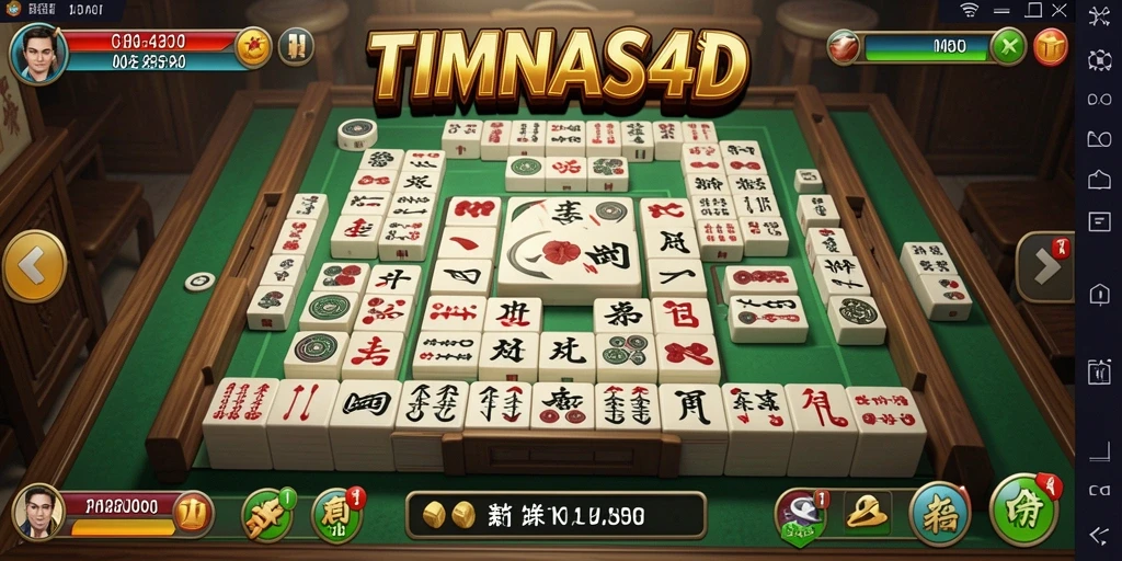 Tampilan gameplay TIMNAS4D yang menarik dan seru.